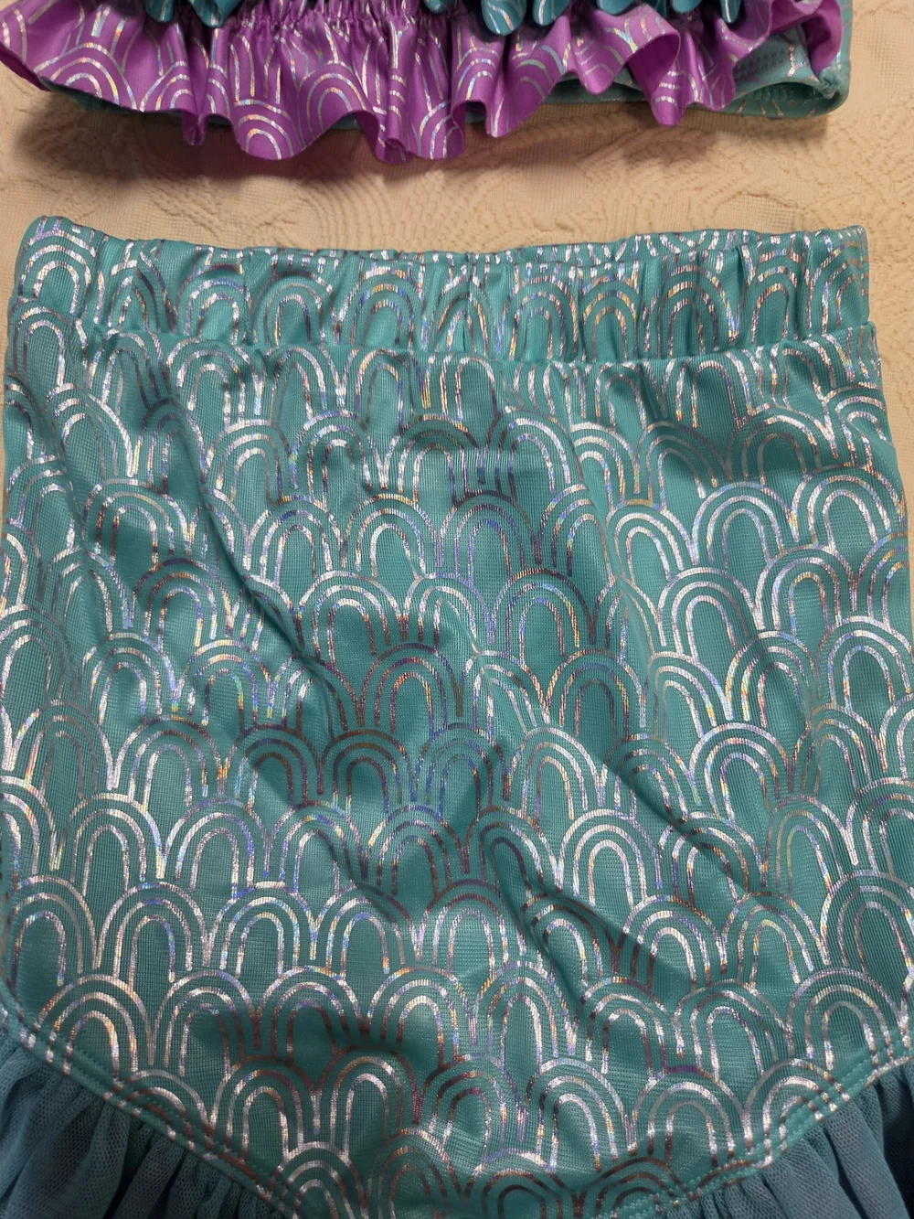 Cat & Jack Mermaid Swimsuit Set 2T